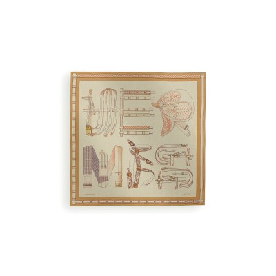 HERMES LETTRES EQUESTRES SHAWL 140 H244039S 01 (137*136cm)